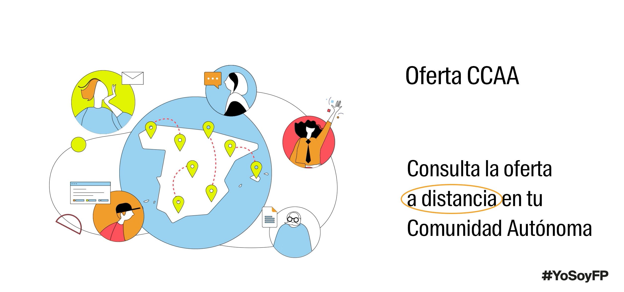 Oferta formativa a distancia por Comunidades