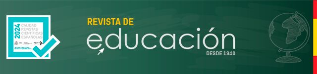 Imágen de la cabecera de la Revista de Educación, formato responsive