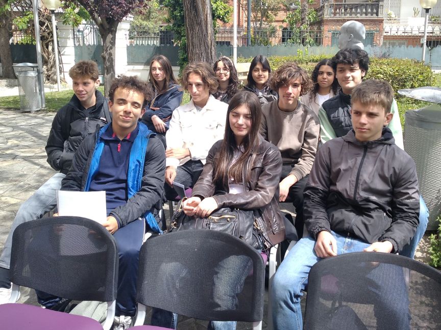 Los alumnos de première en el Instituto Cervantes