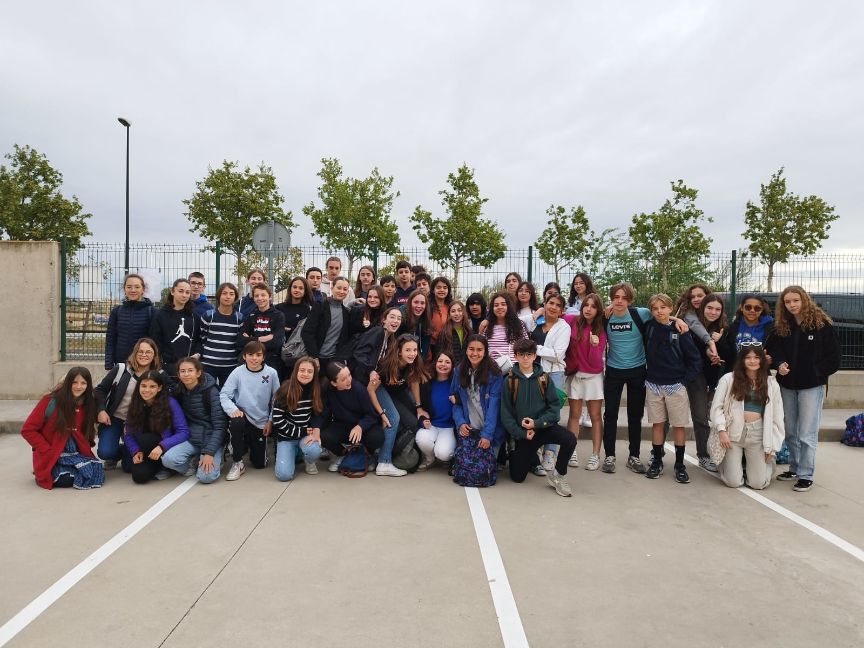 Nuestros alumnos aprovechando su viaje