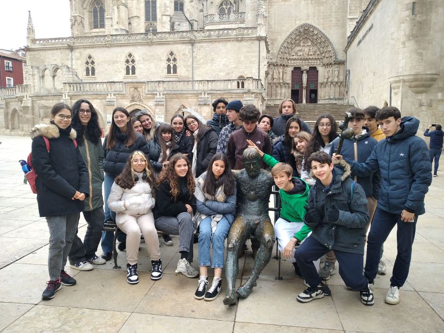 Nuestros alumnos visitando Burgos