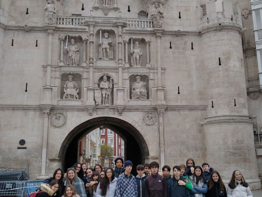 Nuestros alumnos visitando Burgos