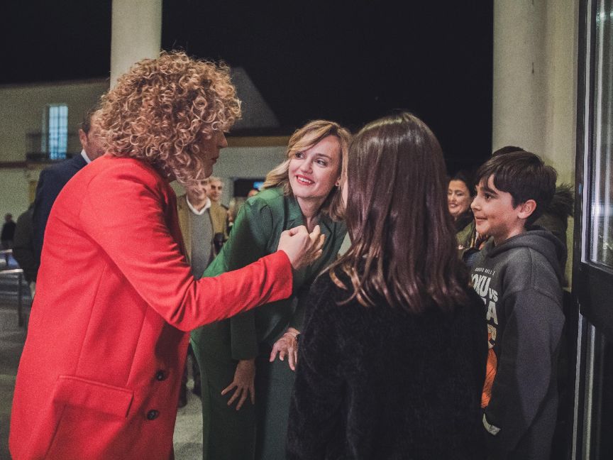 Pilar Alegría participa en la entrega de los Premios al Estudio de San Bartolomé de la Torre (Huelva)