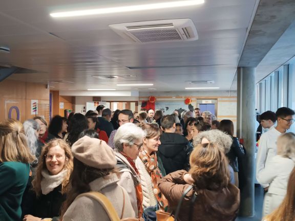 Foto del ambiente durante la fiesta