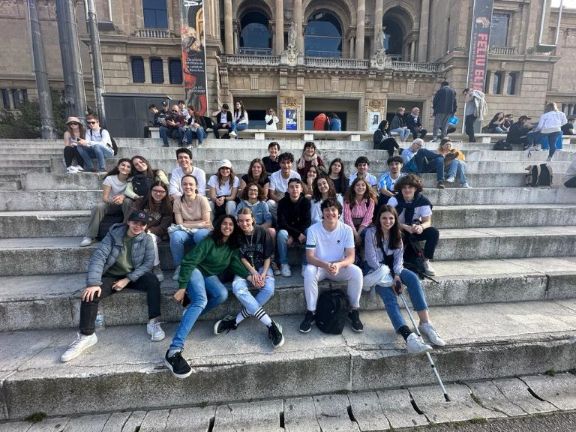 Nuestros alumnos disfrutando de la ciudad