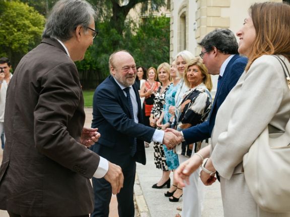 El secretario de Estado y el ministro en la reunión de Jerez