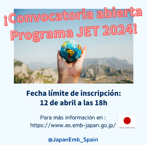 Convocatoria año 2024 de becas JET para Japón