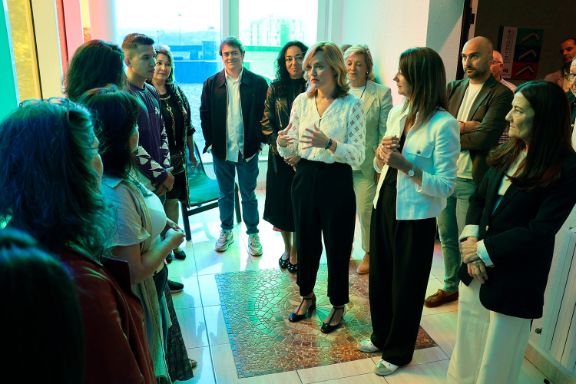 La ministra Pilar Alegría visita el Centro de Emprendimiento e Innovación Nodus