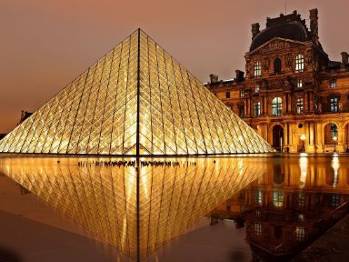 Museo del Louvre, pirámide de cristal