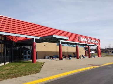 Entrada de la ISA Liberty Elementary School