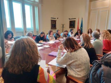 Imagen de la reunión del grupo de trabajo de la Comisión General en el Ministerio de educación y Formación Profesional