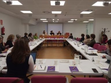 imagen de la reunión con las CCAA en el Instituto de la Mujer