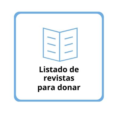 Listado de revistas para donar