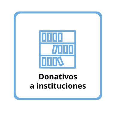 Donativos a instituciones