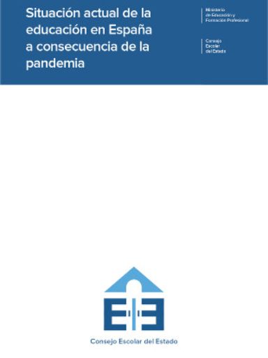 Portada del estudio Situación actual de la educación en España a consecuencia de la pandemia