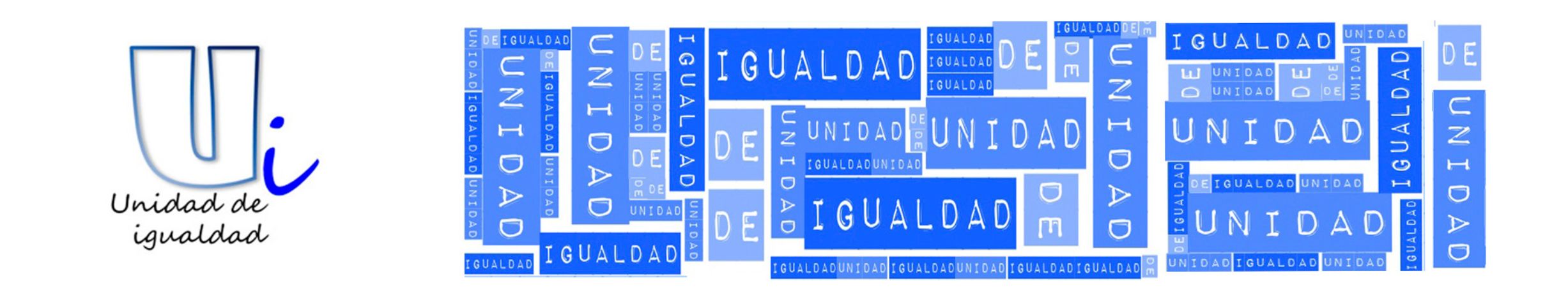 Personas con logo unidad de igualdad