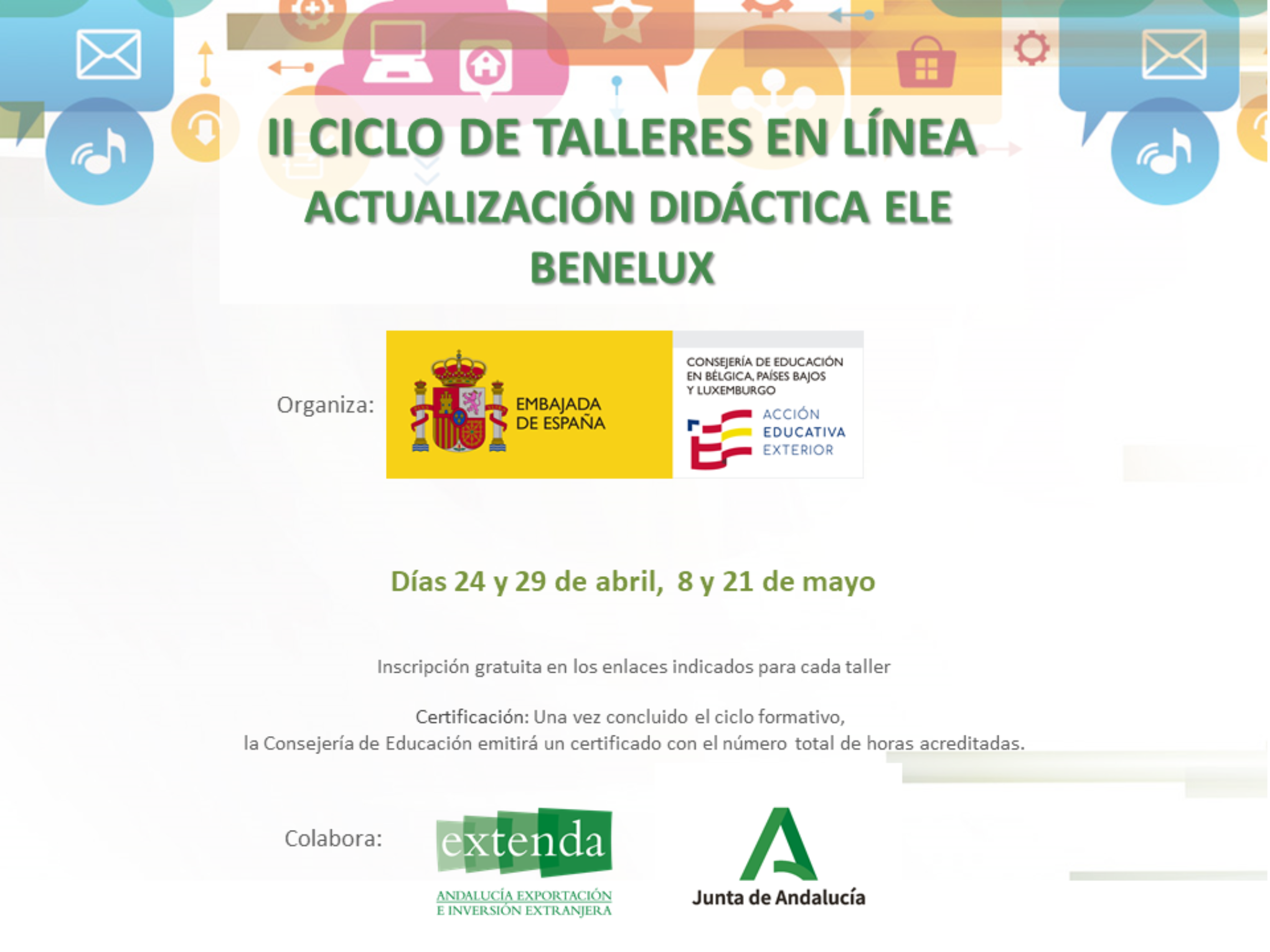 II Ciclo de talleres en línea