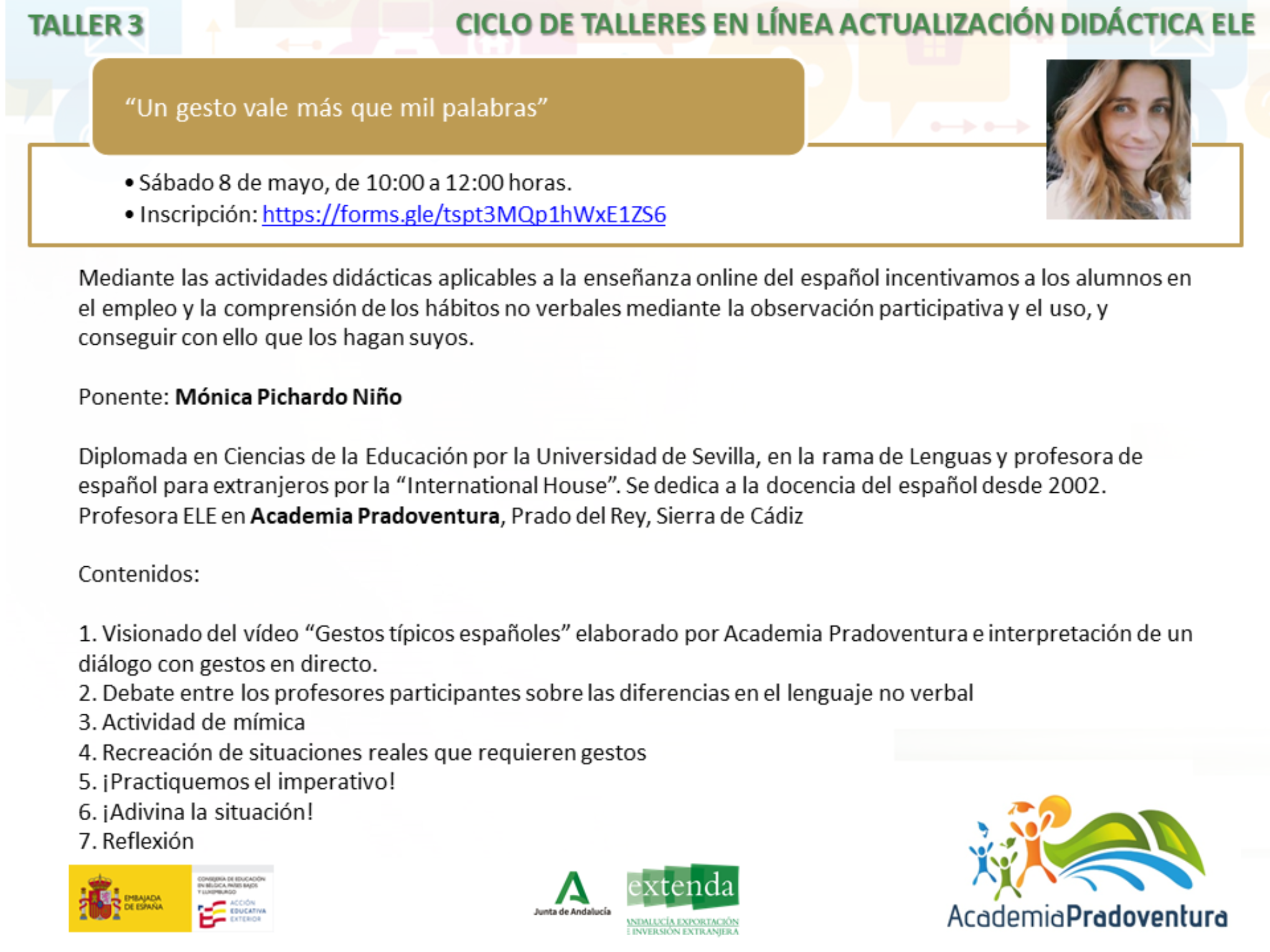 II Ciclo de talleres en línea