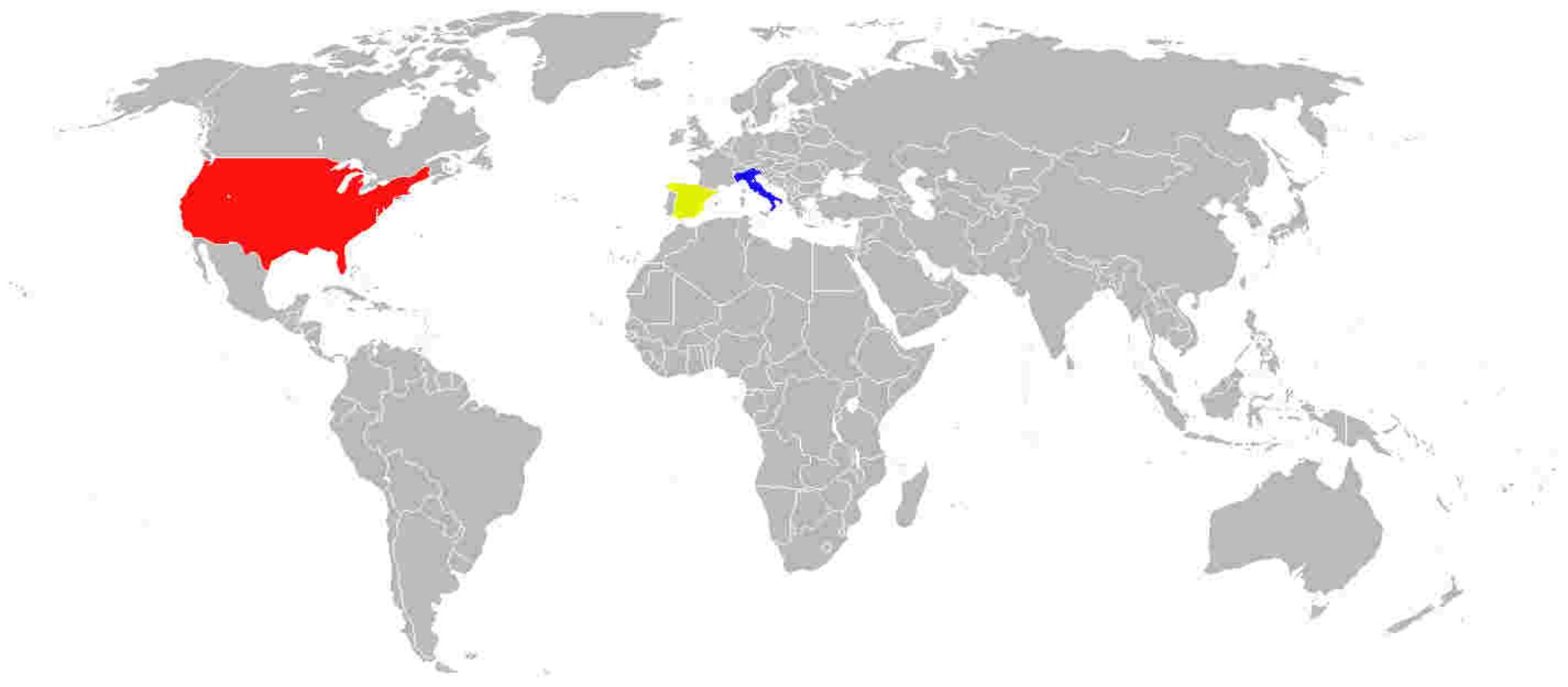 Mapa intercambio escolar