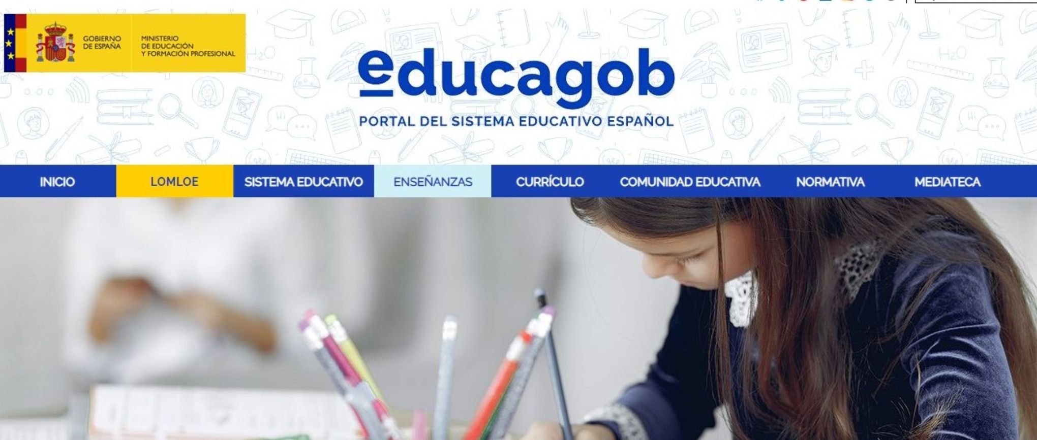 Educagob, el portal del sistema educativo español