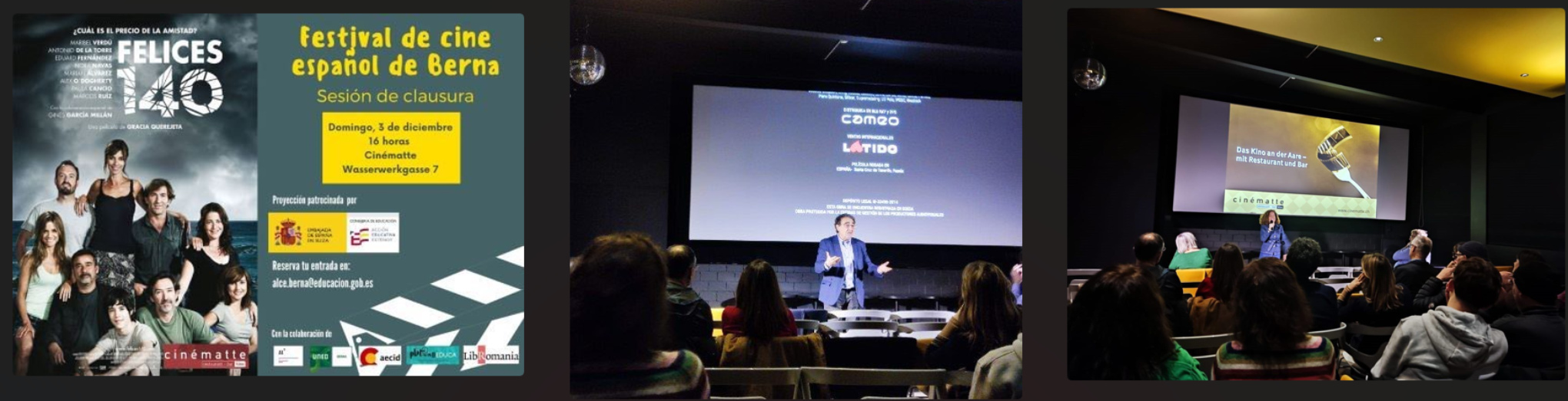 Clausura del ciclo de cine español en Berna