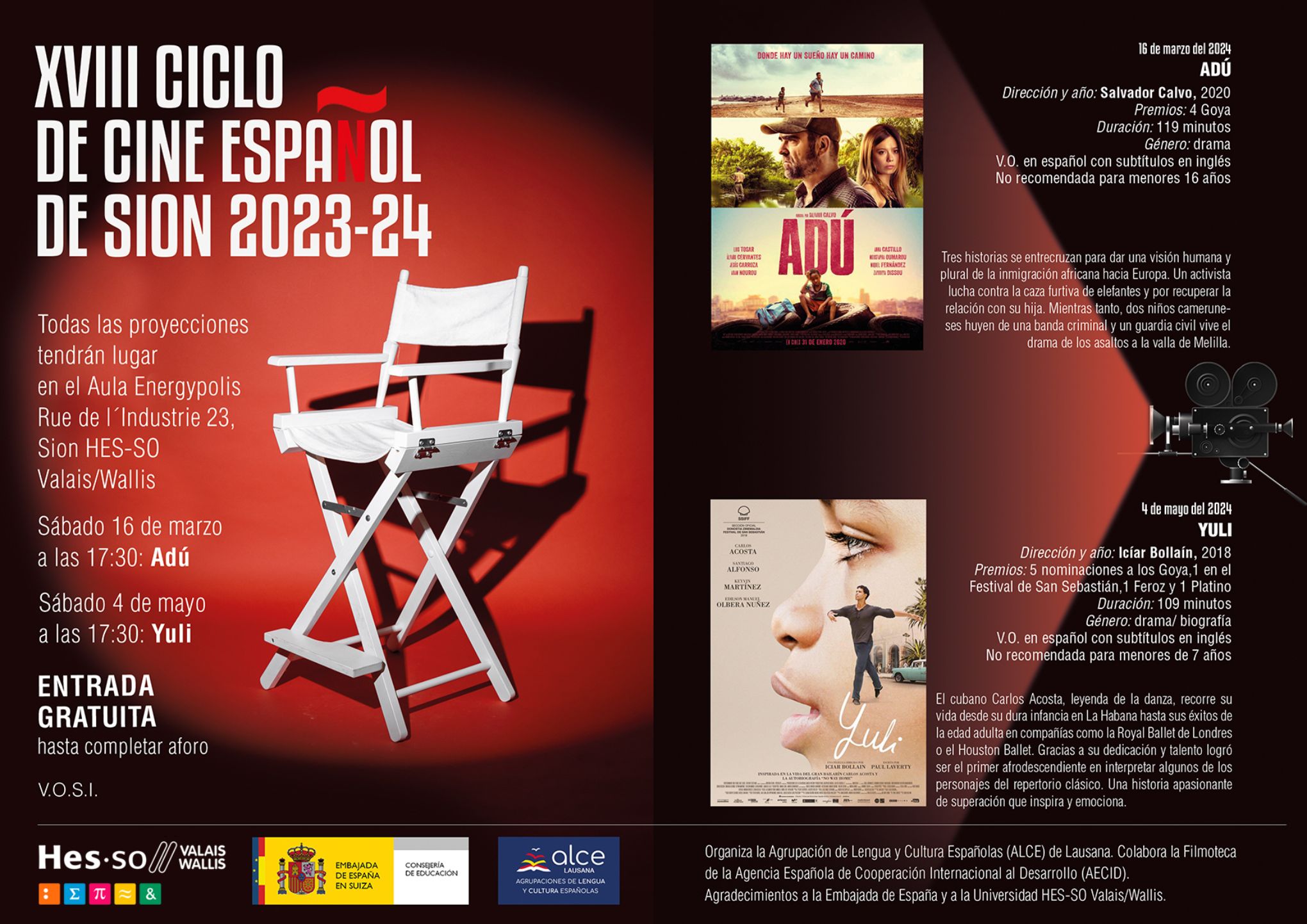 Ciclo de cine Sion