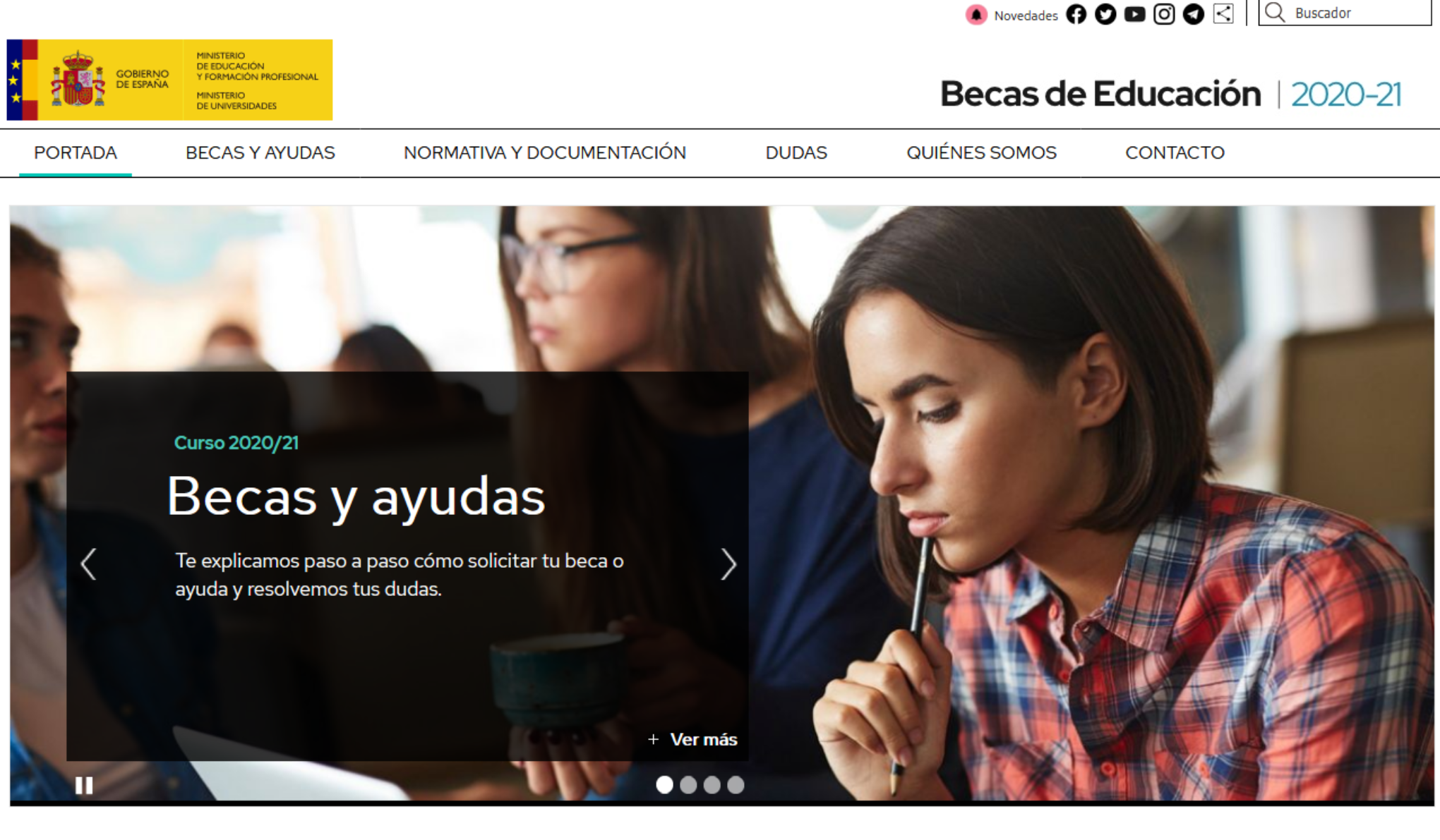 Portal Becas y Ayudas