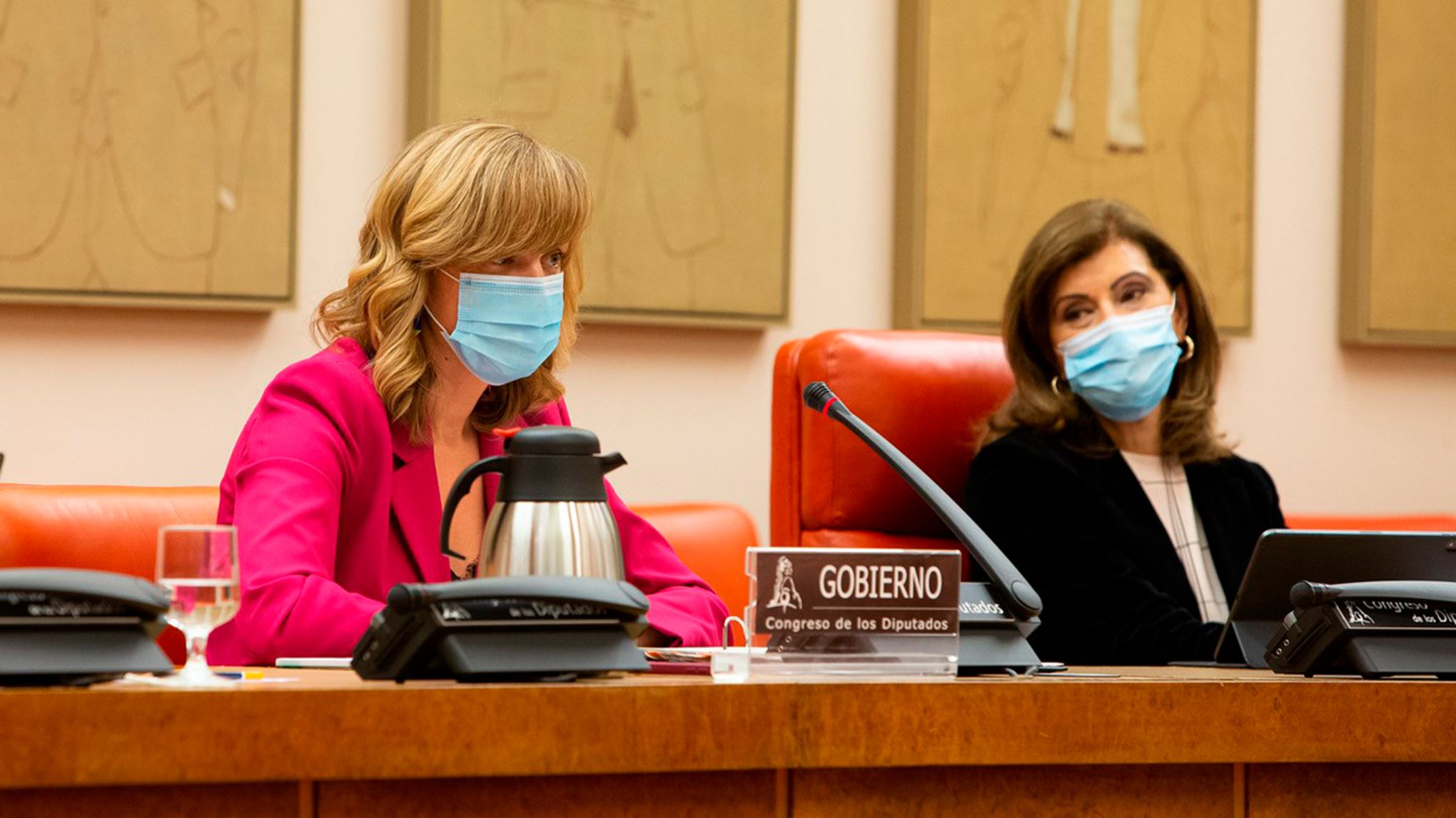 Pilar Alegría en la Comisión de Educación y Formación Profesional del Congreso de los Diputados