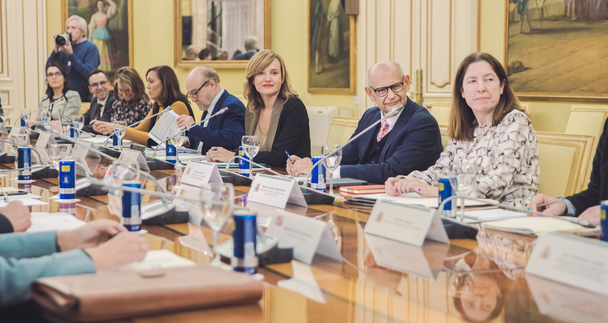 La ministra de Educación y Formación Profesional, Pilar Alegría, preside la Conferencia Sectorial de Educación