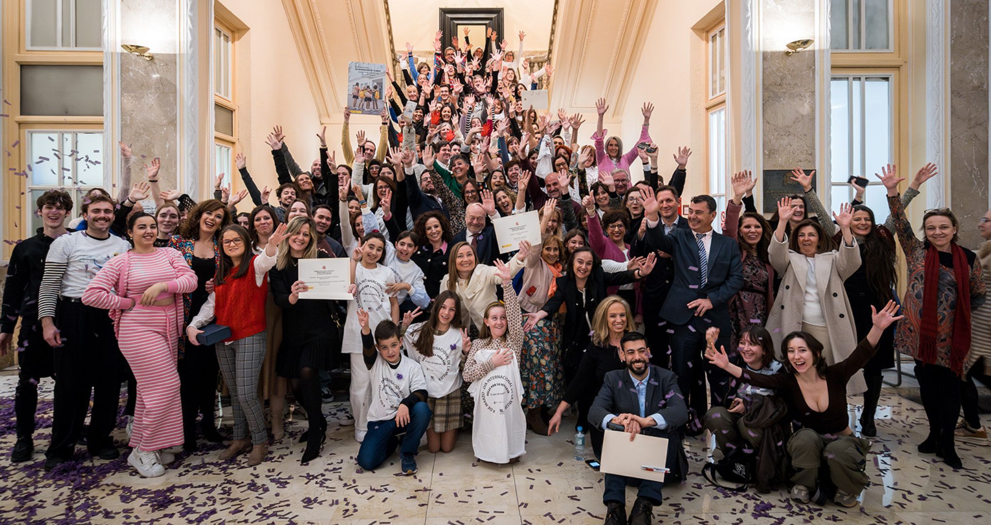 Foto de familia de los Premios Irene 2023