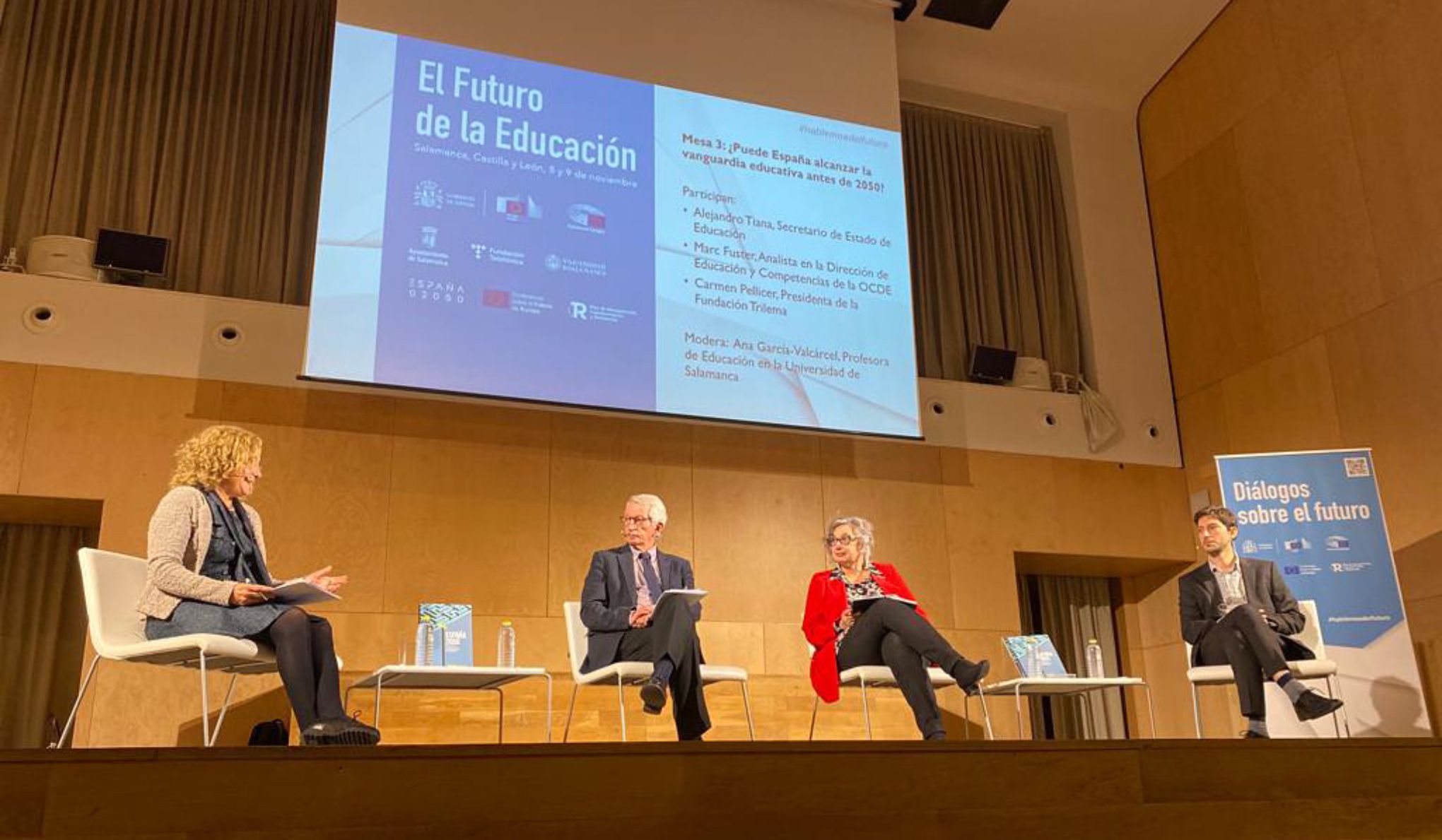 El secretario de Estado de Educación, Alejandro Tiana, en Salamanca