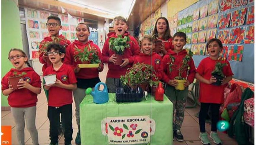 niños en colegio