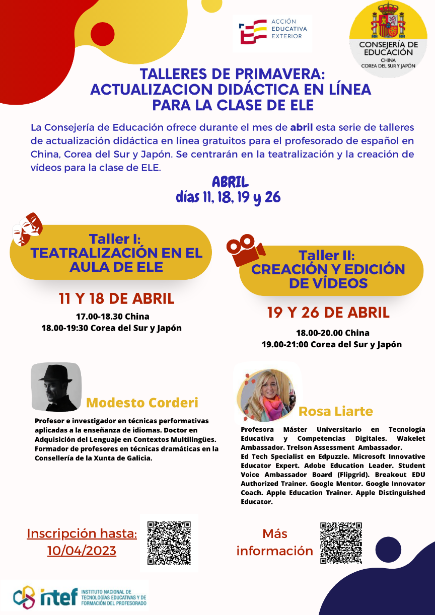 Cartel convocatoria talleres