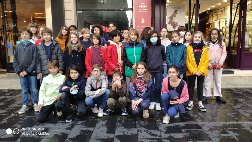 Alumnos 6ème visitan Instituto Cervantes