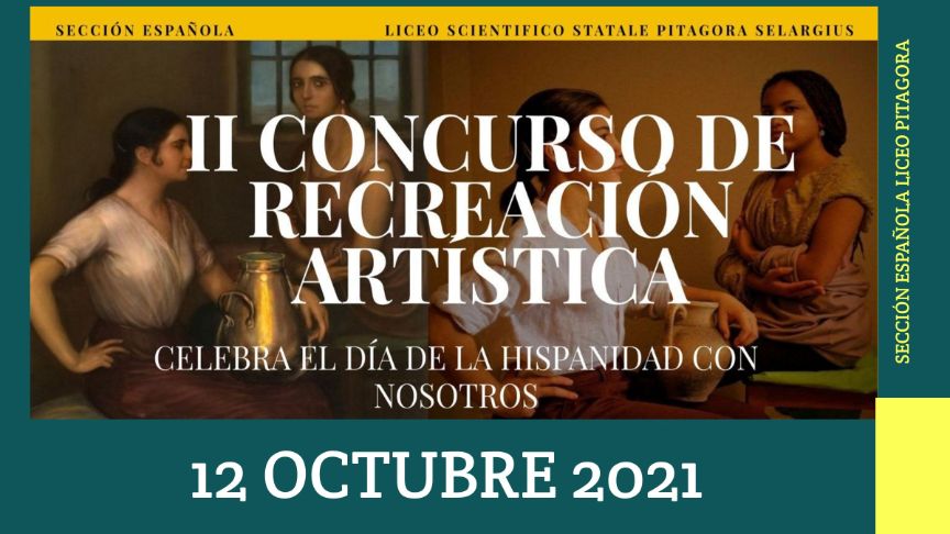 Cartel del concurso de recreación artística