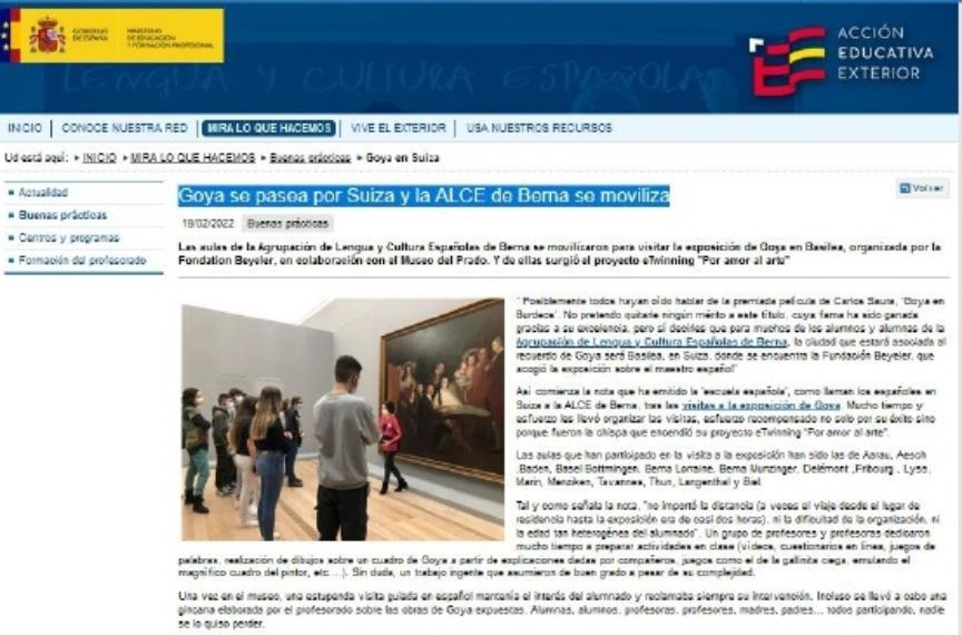 Articulo publicado web del MECD