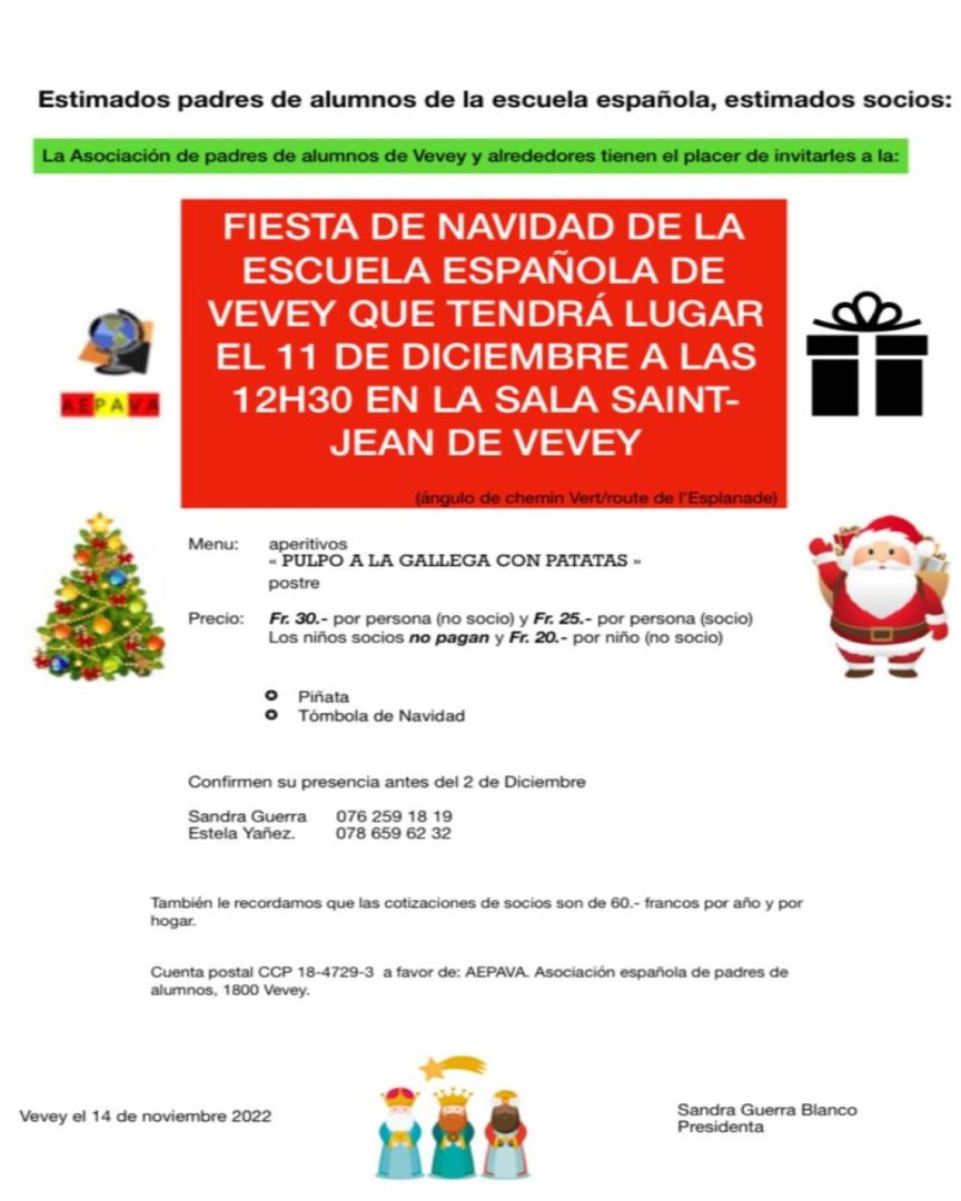 fiesta navidad Vevey 