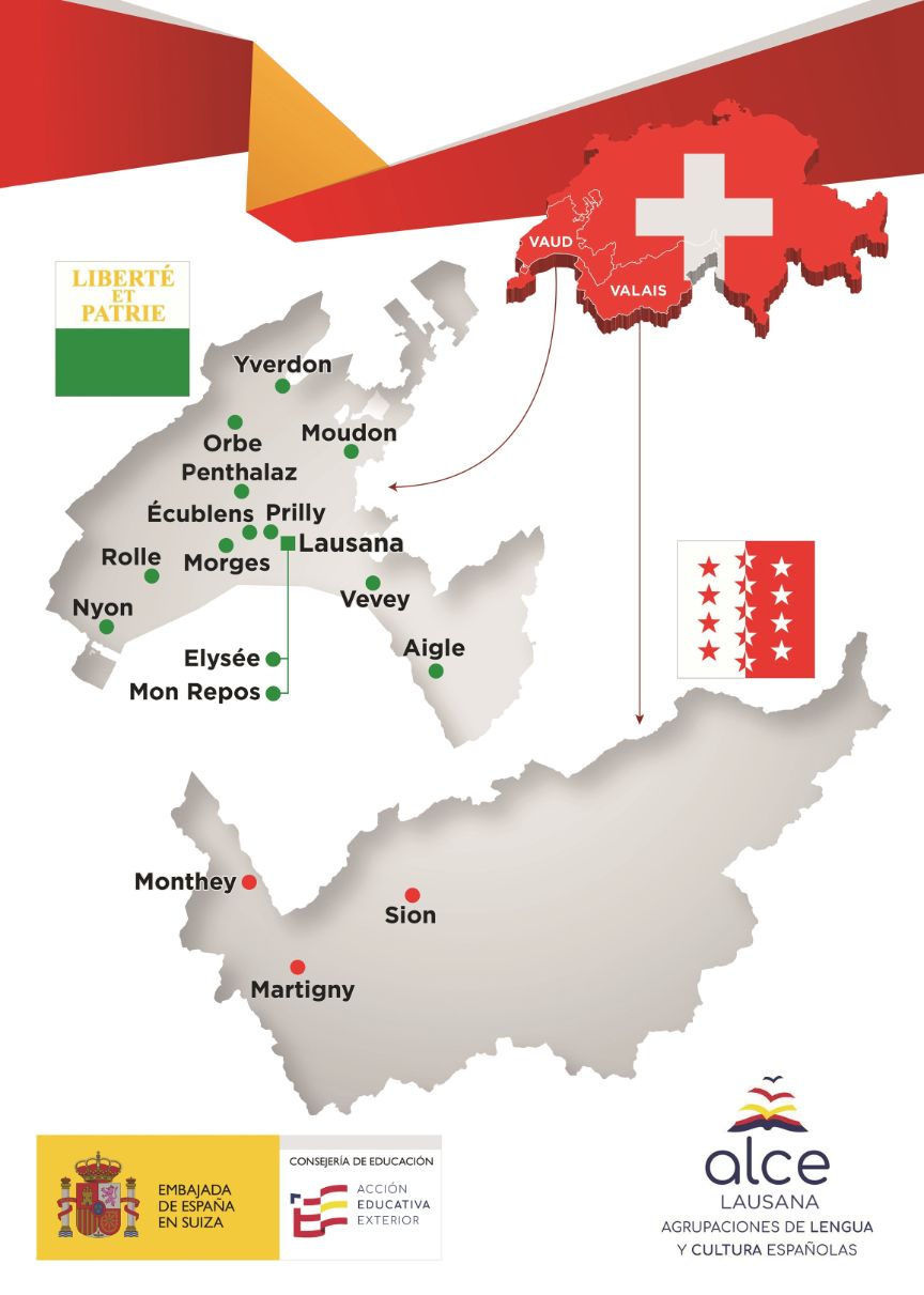 Mapa aulas ALCE Lausana