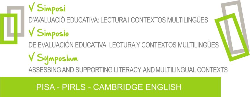 logotipo V simposio de evaluación educativa INEE-Cambridge