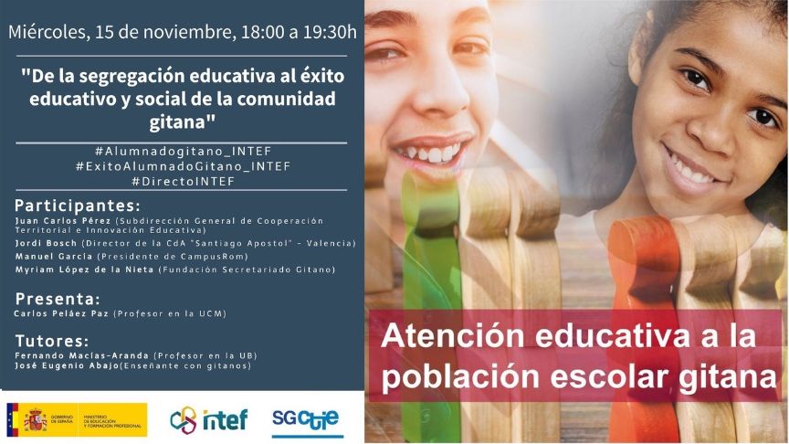 Mesa redonda «De la segregación educativa al éxito educativo y social de la comunidad gitana»