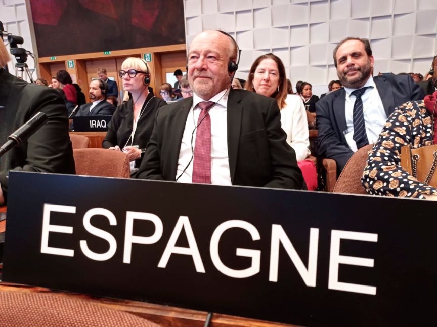 El secretario de Estado de Educación, José Manuel Bar, en la reunión ministerial de la UNESCO