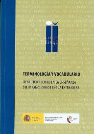 Portada de la Terminología y vocabulario científico y técnico