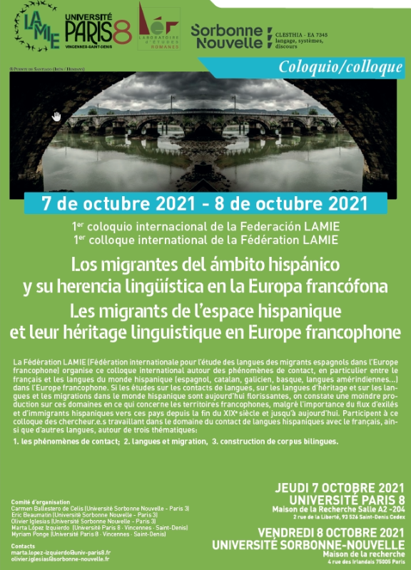 Primer Coloquio LAMIE: las lenguas de los migrantes del ámbito hispánico