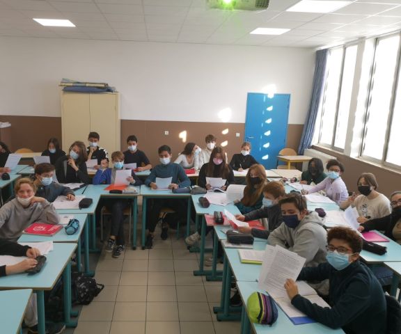 Alumnos de Troisième