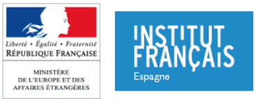 Logos del Institut Français y del Ministerio francés de Asuntos Exteriores 