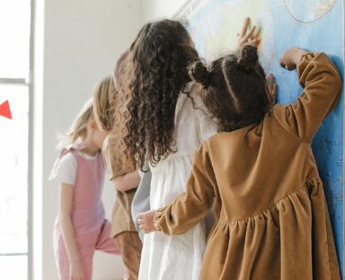 Niños en el aula