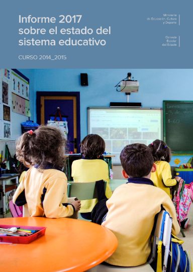 Portada del Informe 2017 sobre el estado del sistema educativo. Curso 2015-2016