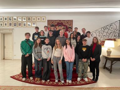 Visita de los alumnos de español del Rainergymnasium de Viena