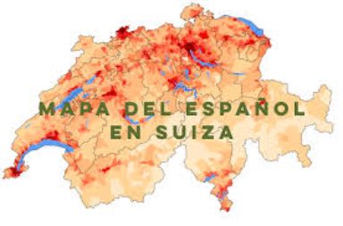 Mapa del español en Suiza