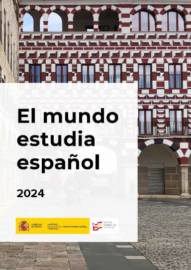 Cubierta de 'El mundo estudia español'. Edición 2024